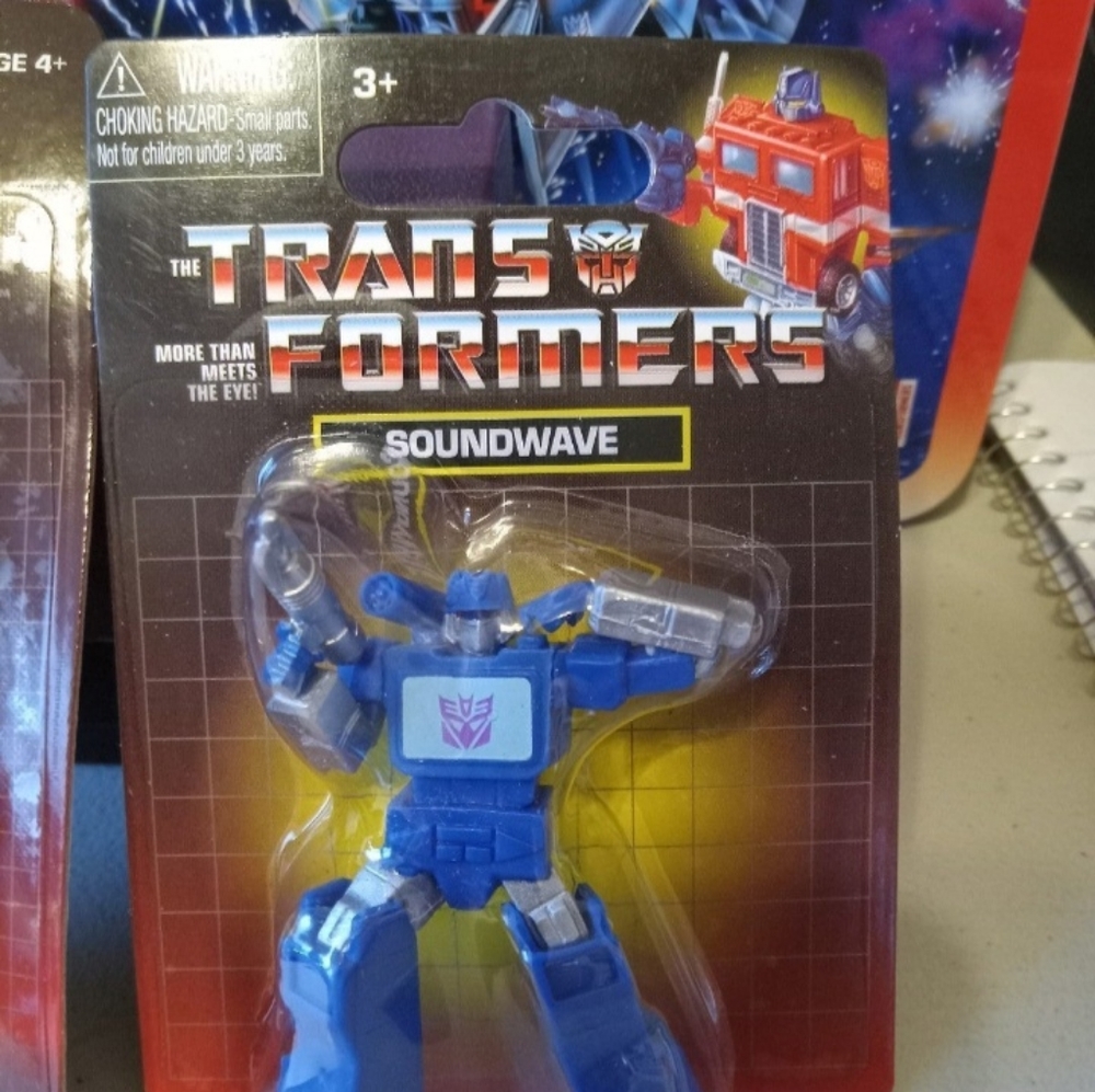 Transformers Keychain and Minifigure lot of 2